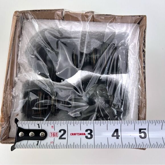 Restoration Hardware Medium Oil-Rubbed Bronze Metal Estate Ball Finials - Picture 6 of 7